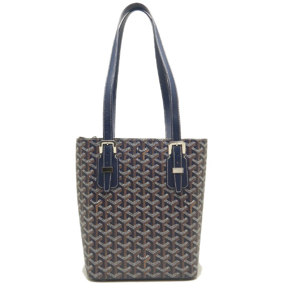GOYARD Goyard Marie-Galante PM Goyardine Canvas Tote Bag Navy Women's 253807